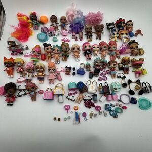 LOL Surprise Dolls Huge Lot – 2.10 lb Figures, Pets, Accessories – Mixed Series